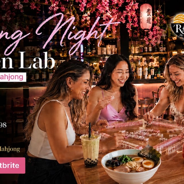 Mahjong Night at Ramen Lab | Hosted by Marni Mahjong