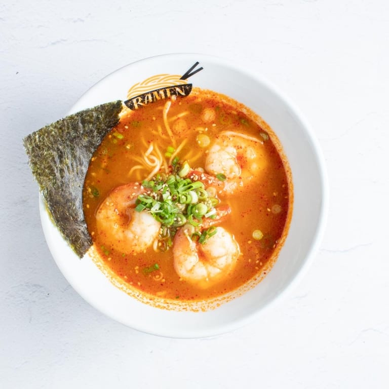 Indulge in our shrimp ramen